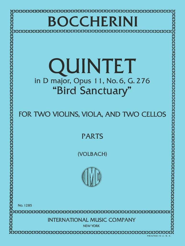 Quintetto Re (Bird Sanctuary) (Volbach)